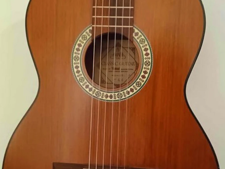 Välskött klassisk nylonsträngad gitarr