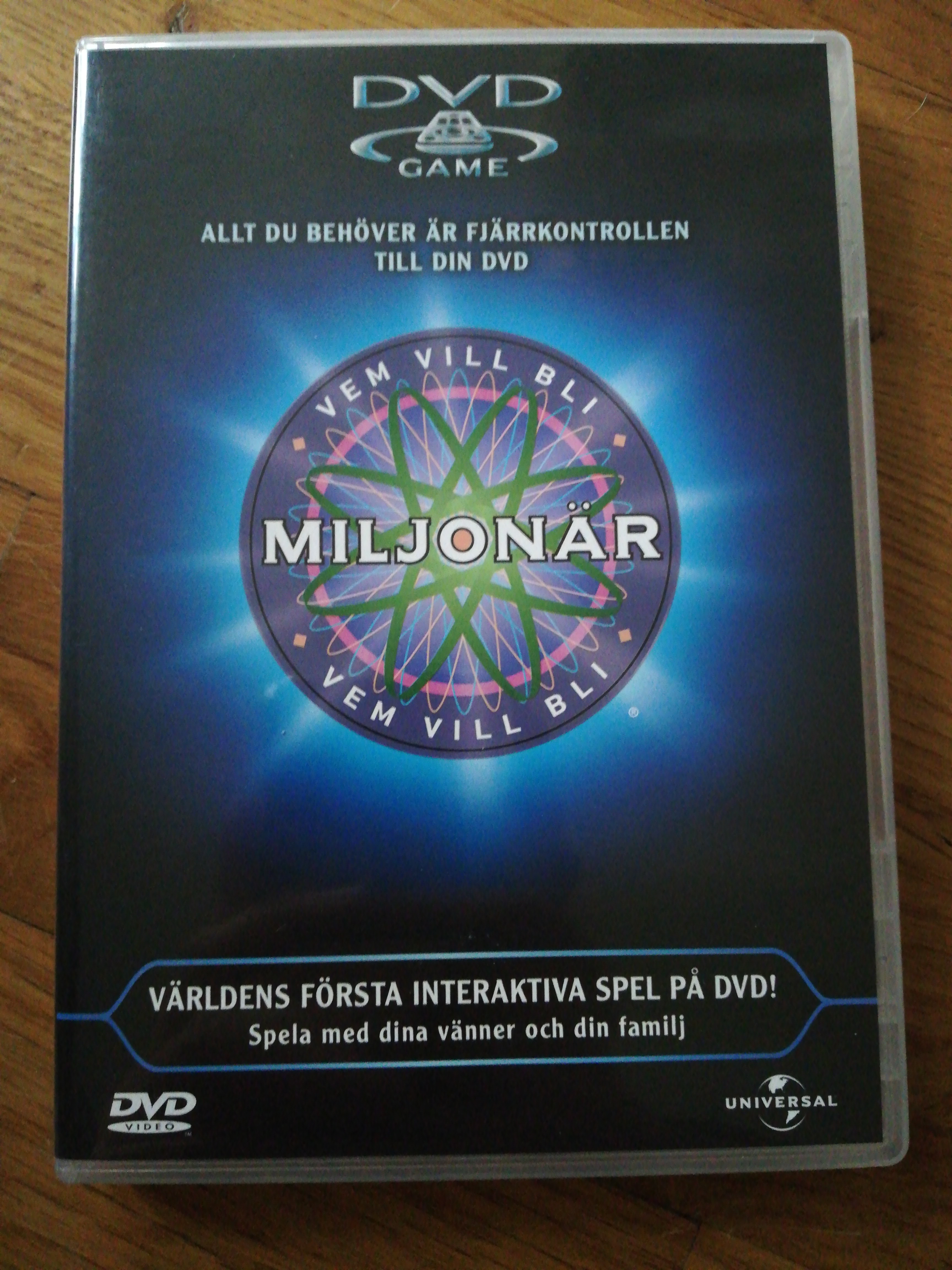 Vem vill bli miljonär dvd spel 
