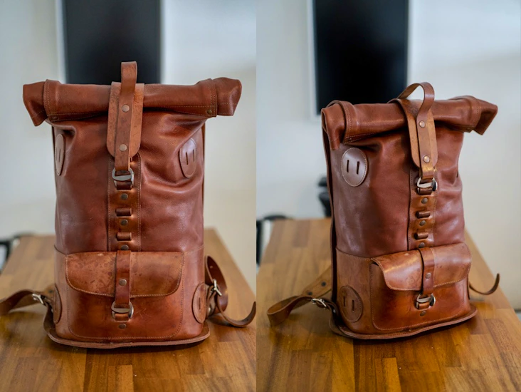 Kasperi fold top reppu + tarvikehihnat 6 kpl