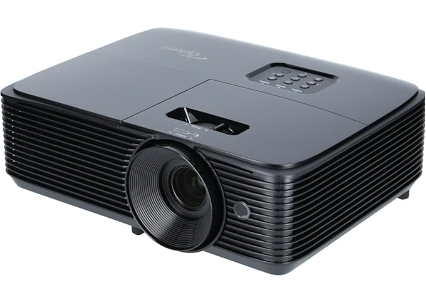 Optoma h190x bright 720p wxga projector - 3800 lumens, powerful audio - 10w speaker, easy connectivity - hdmi, vga and usb power, lightweight and portable