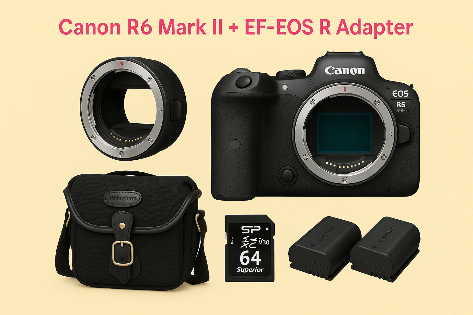 Canon eos r6 mark ii - ef - eos r adapter