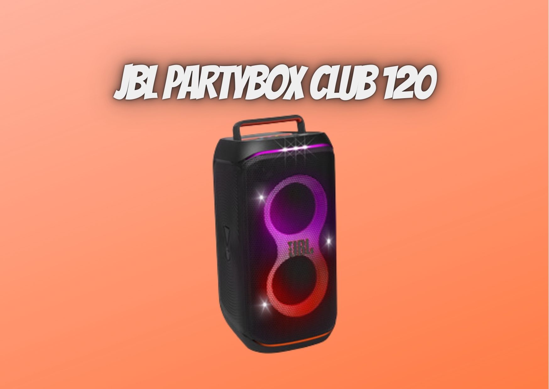 Jbl partybox club 120 speaker bluetooth wireless portable speaker