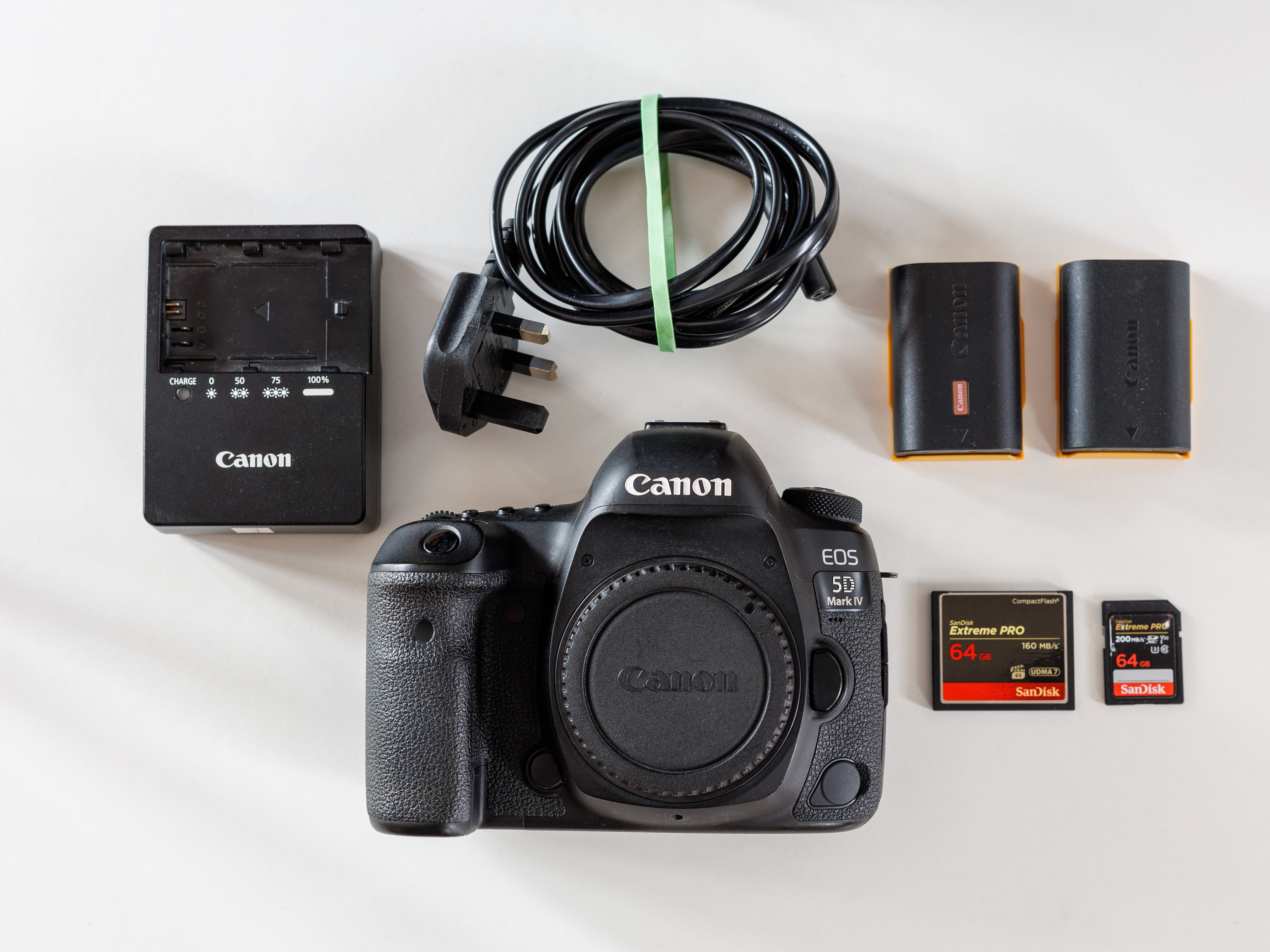 Canon 5d mark iv camera body + extras