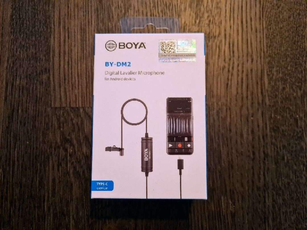 Boya by-dm2 myggmikrofon for mobiler usb-c