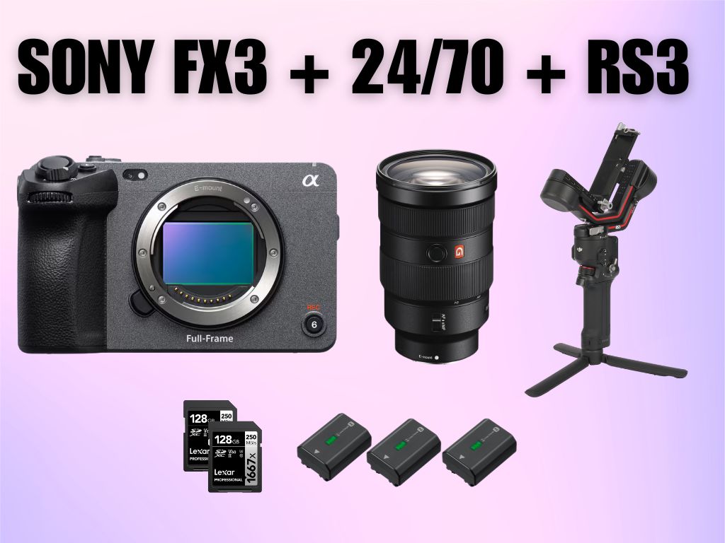 Sony fx3 + 24/70+ dji rs3 gimbal