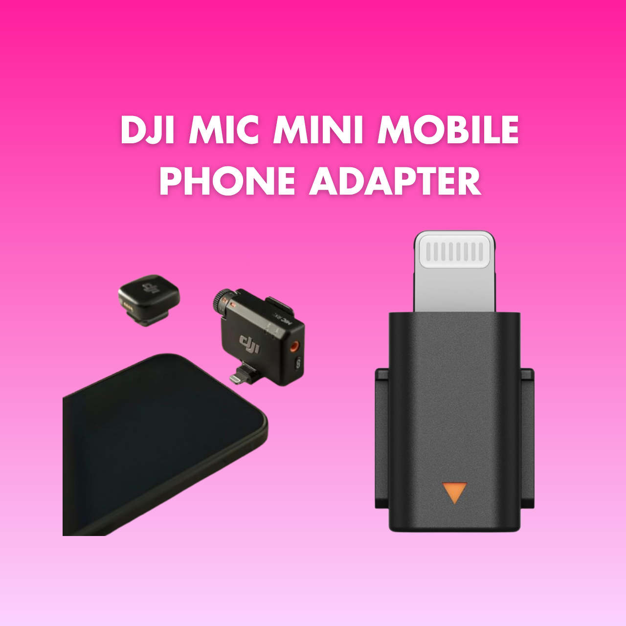 Dji mic mini mobile phone adapter