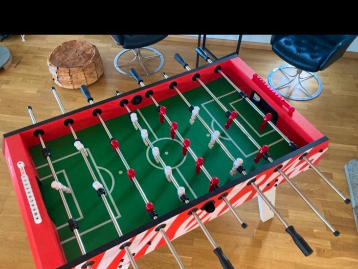 Foosballspel fotbollspel fotbollsbord