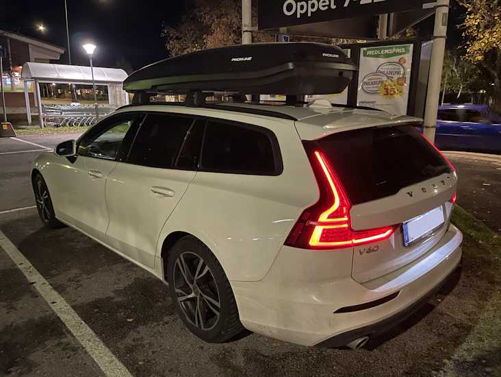 Packline takbox med volvo original takräcken