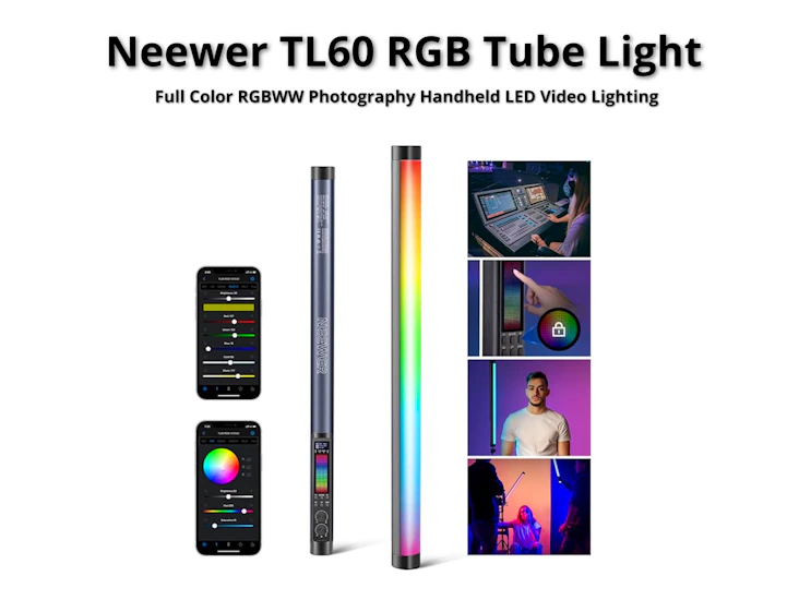 Neewer tl60 rgb tube light set