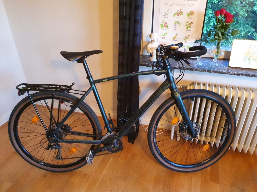 52cm touring herr cykel utan tillbehör