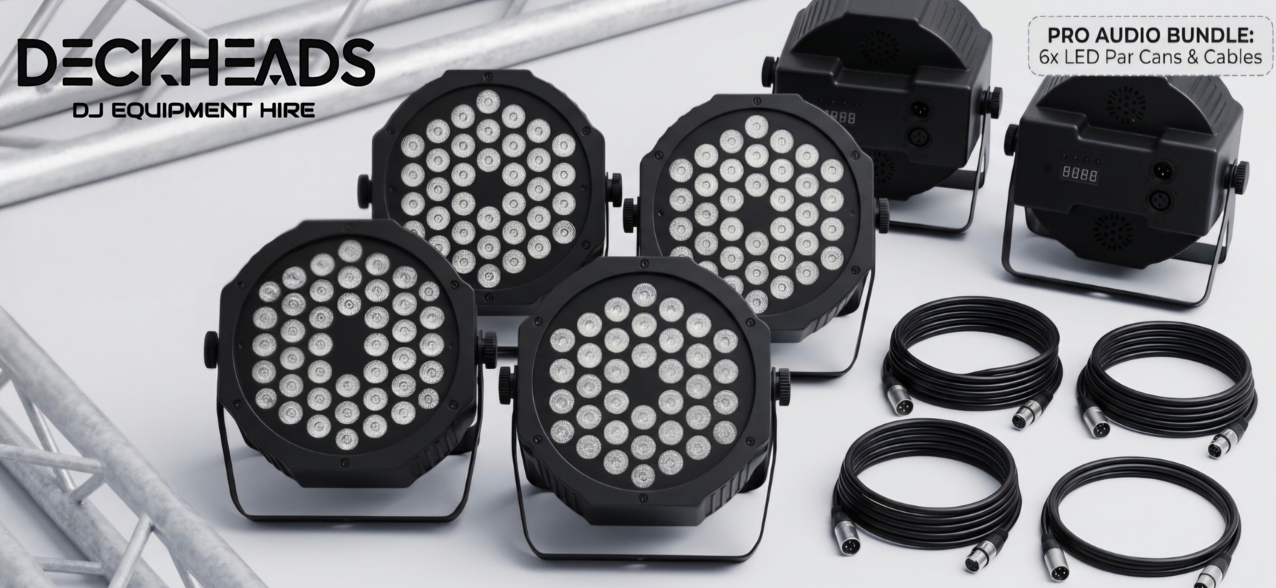 X6 led cans and cables