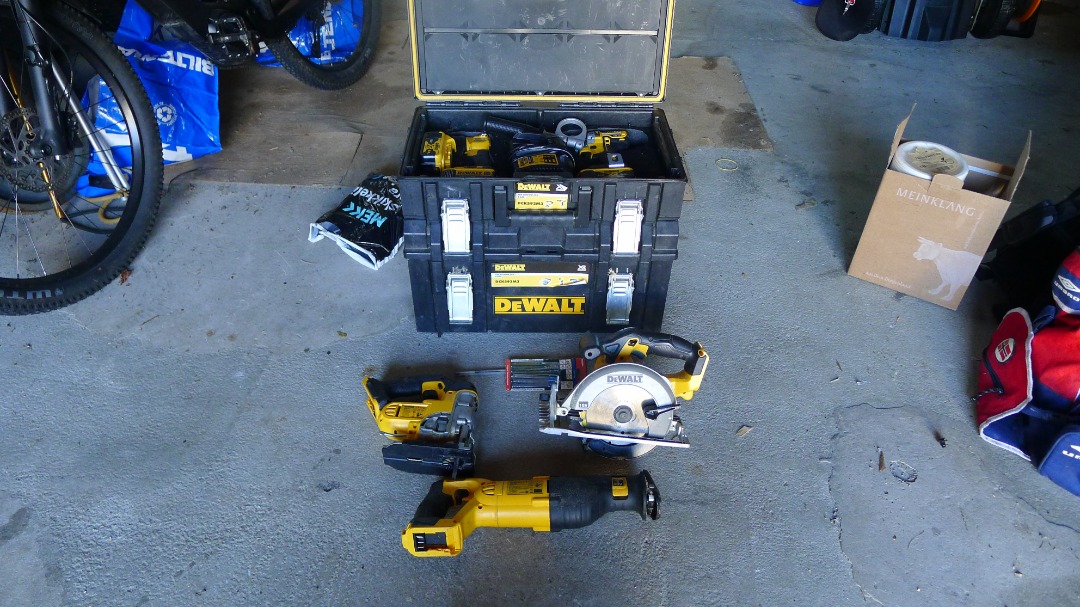 Dewalt 18v verktøy koffert (6 deler)