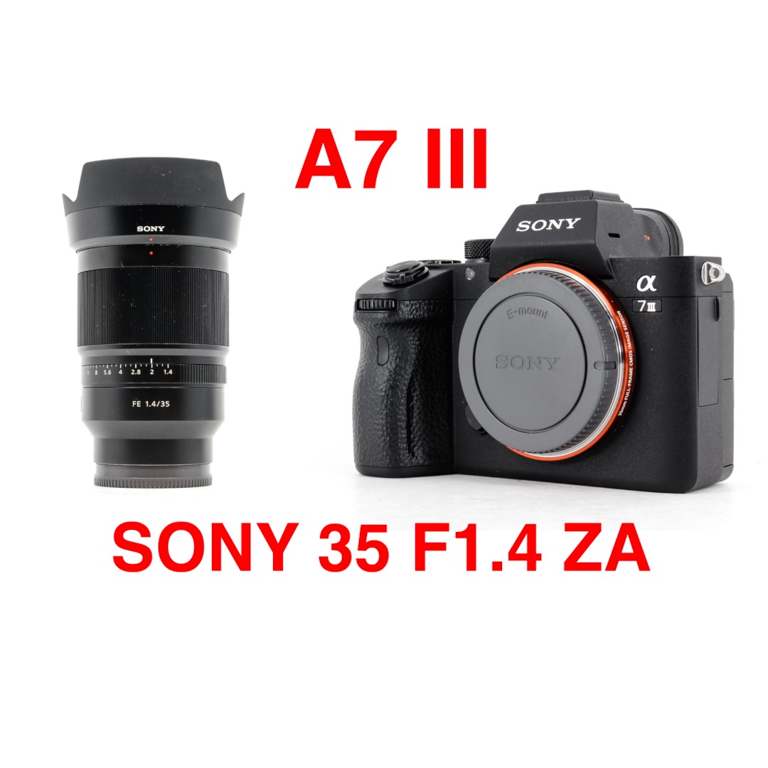 Sony a7 iii + 35 f1.4  lens (a73 35)