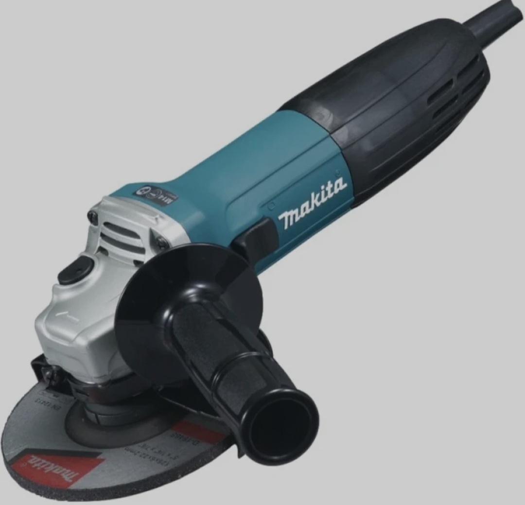 Vinkelsliber mekita med støvsuger skærm 