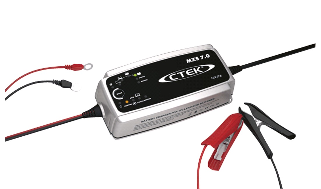 Batterilader ctek's mxs 7.0 a