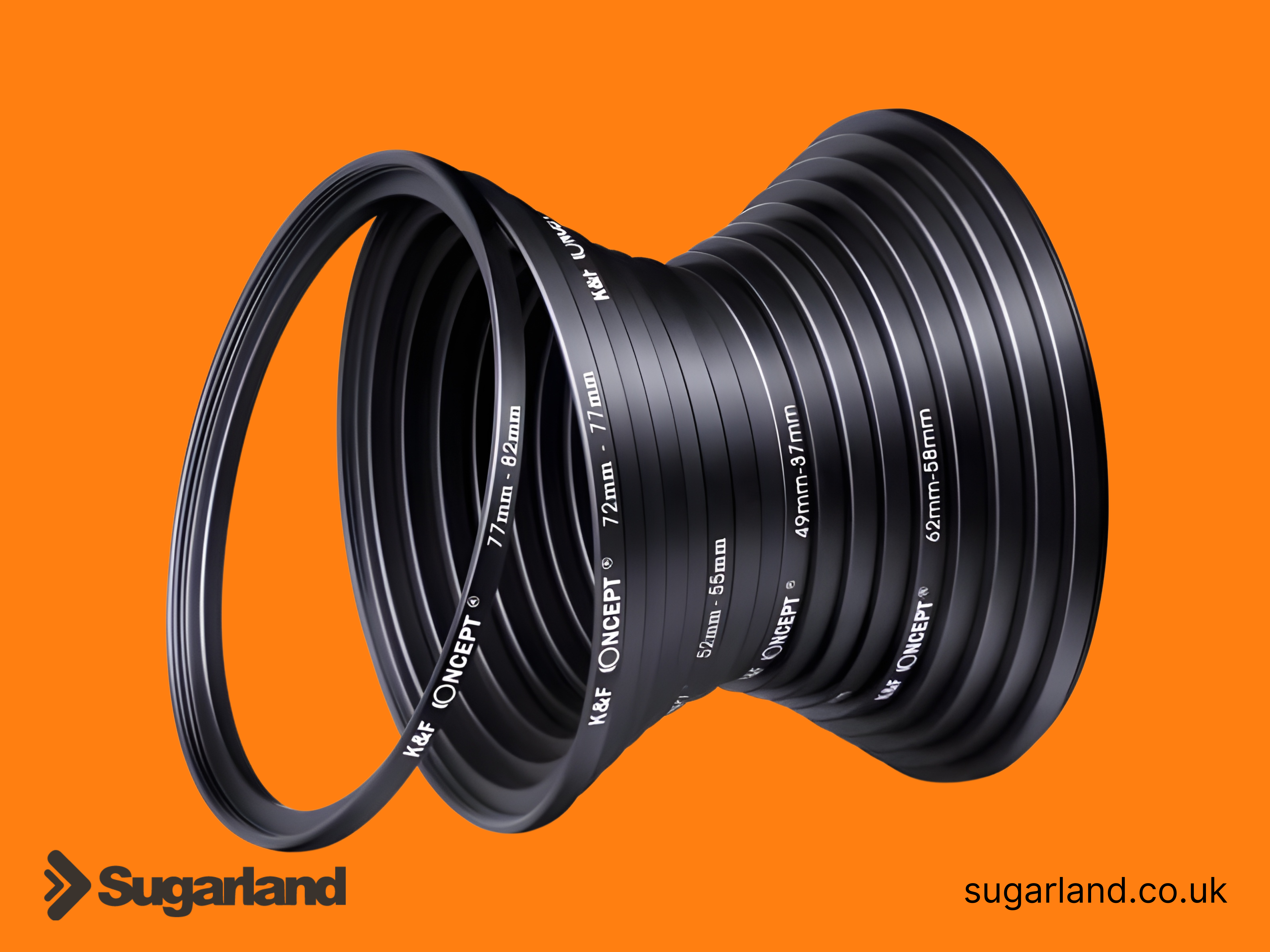 K&f concept 18-in-1 lens filter step up and down ring set