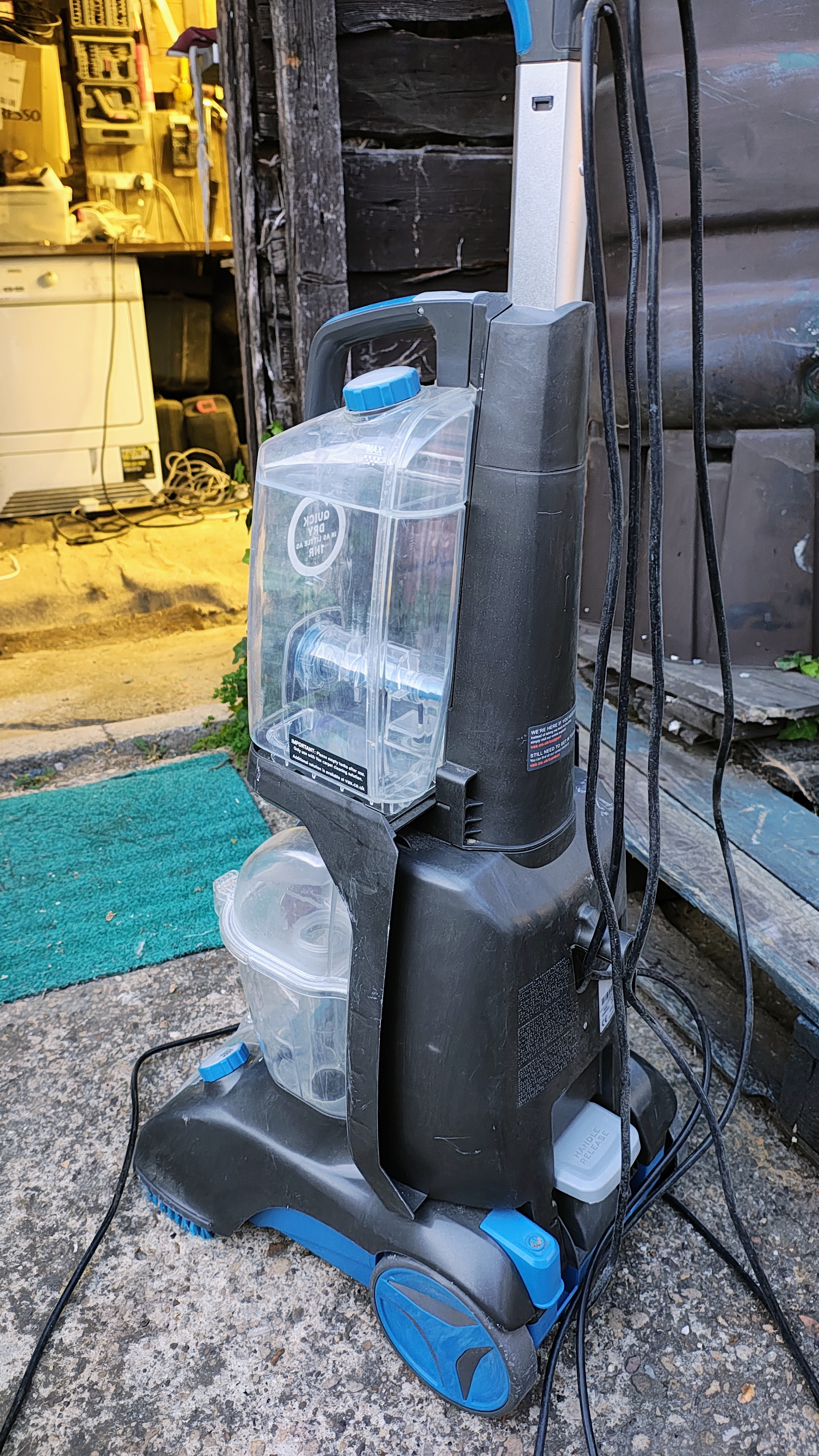 Vax rapid power plus upright carpet cleaner