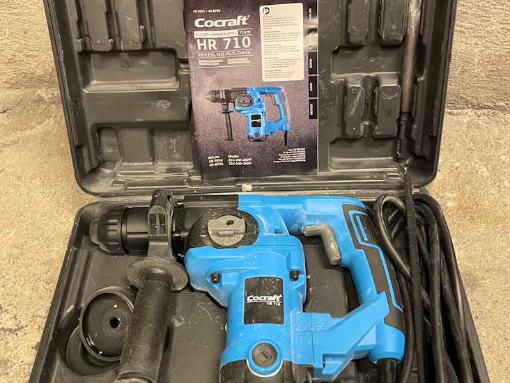 Borrhammare med kakelmejsel