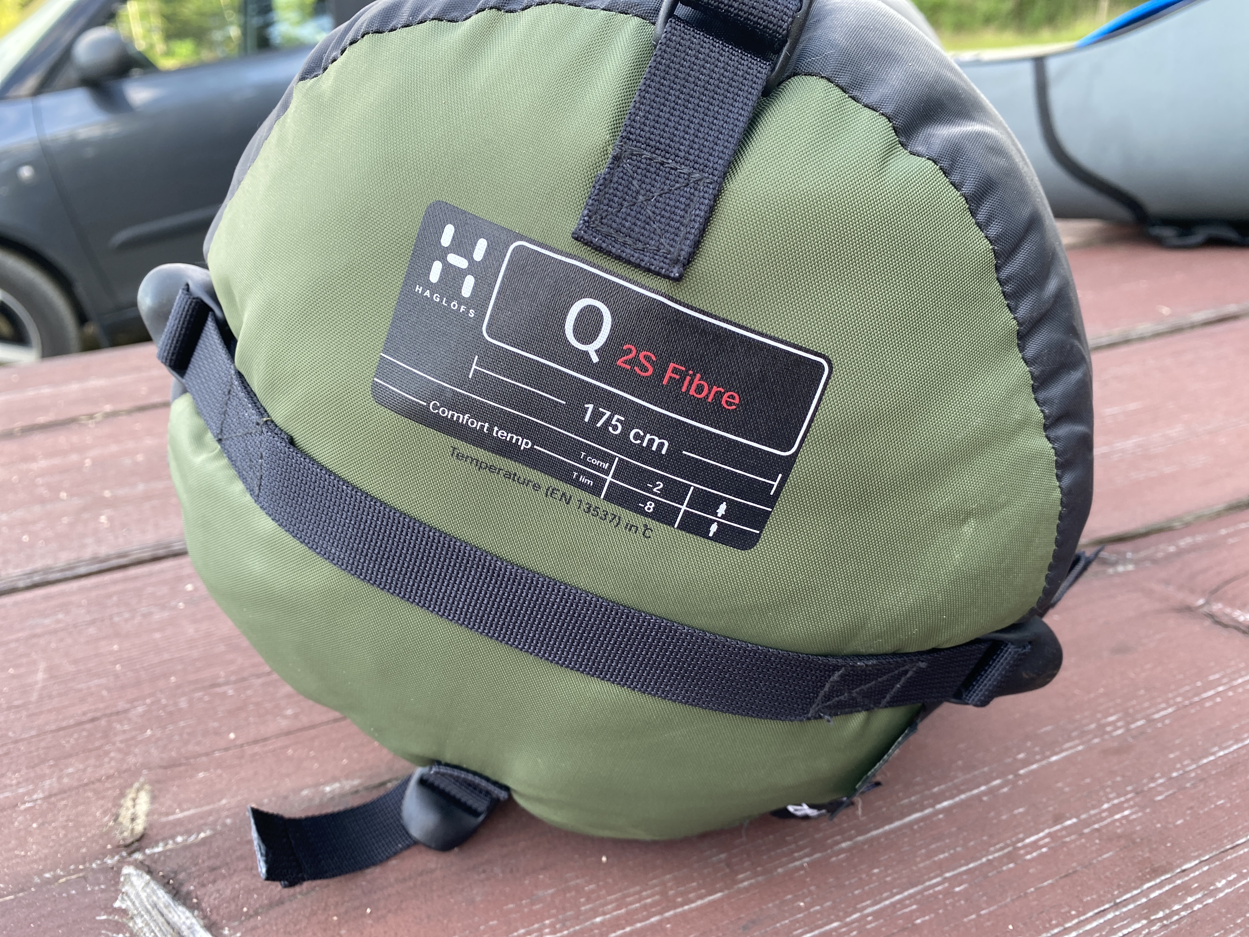 Haglöfs q 2s fibre makuupussi