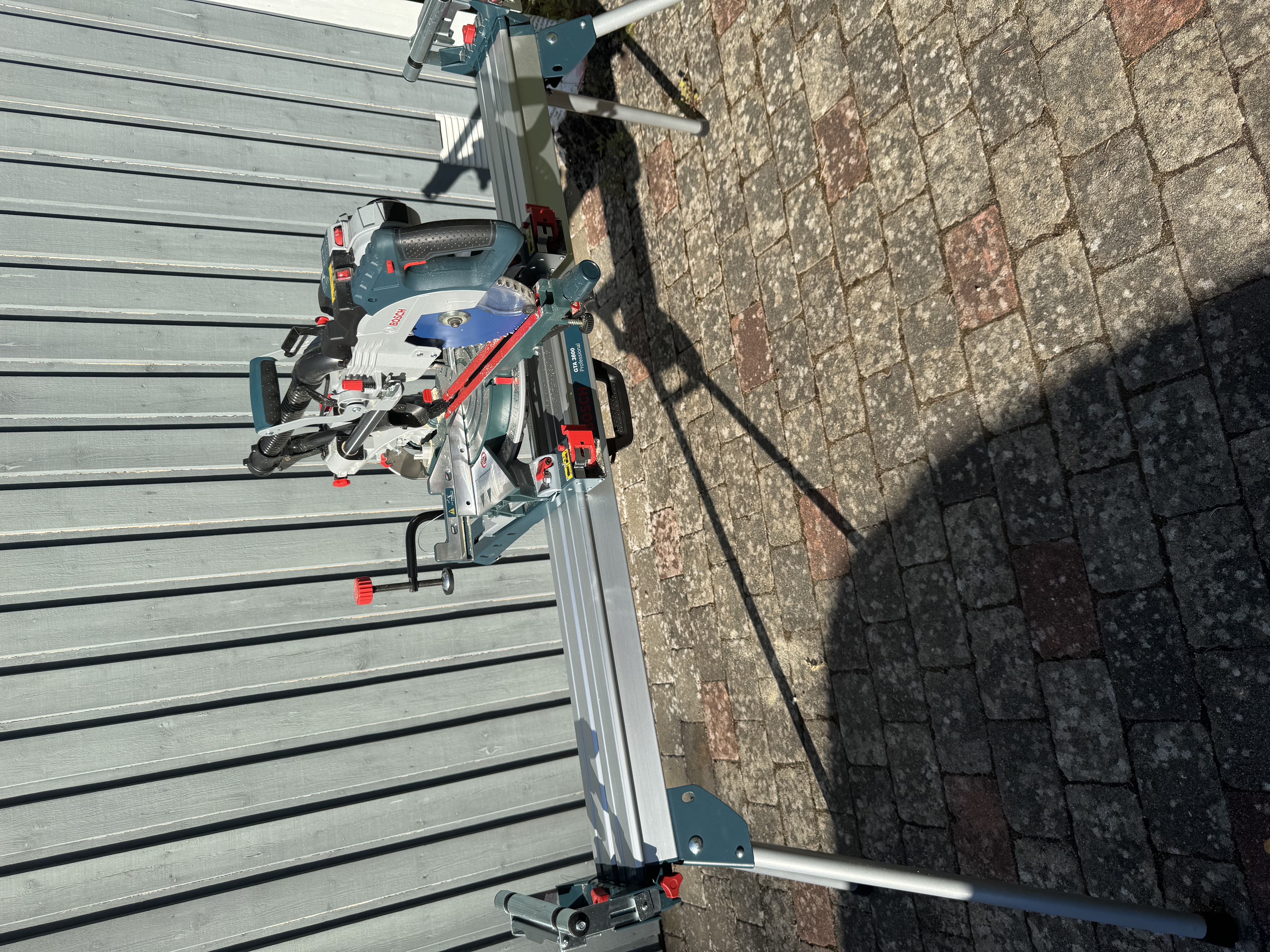 Bosch gcm 8 sde med gta 3800 arbetsbord