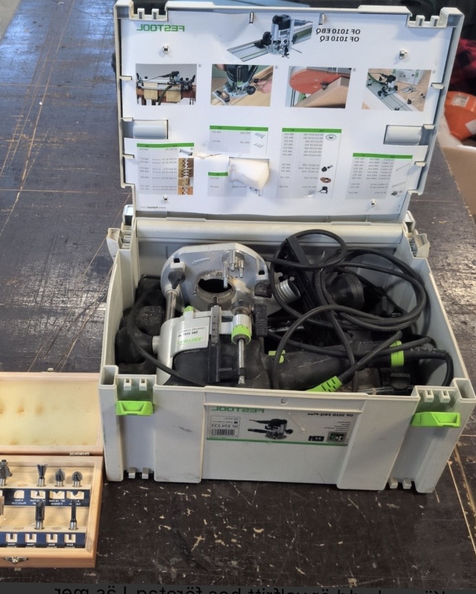 Festool of 1000 eb med frässtål