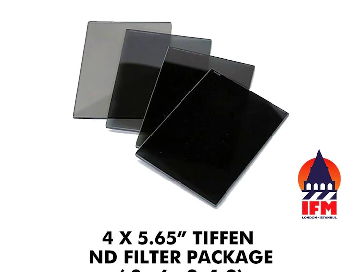 4 x 5.65" tiffen nd filter package (.3 .6 .9 .1.2)