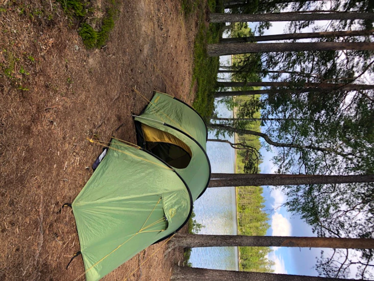 Rymligt tvåmannatält