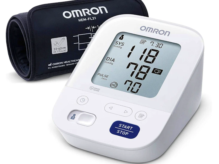 Automatic upper arm blood pressure monitor