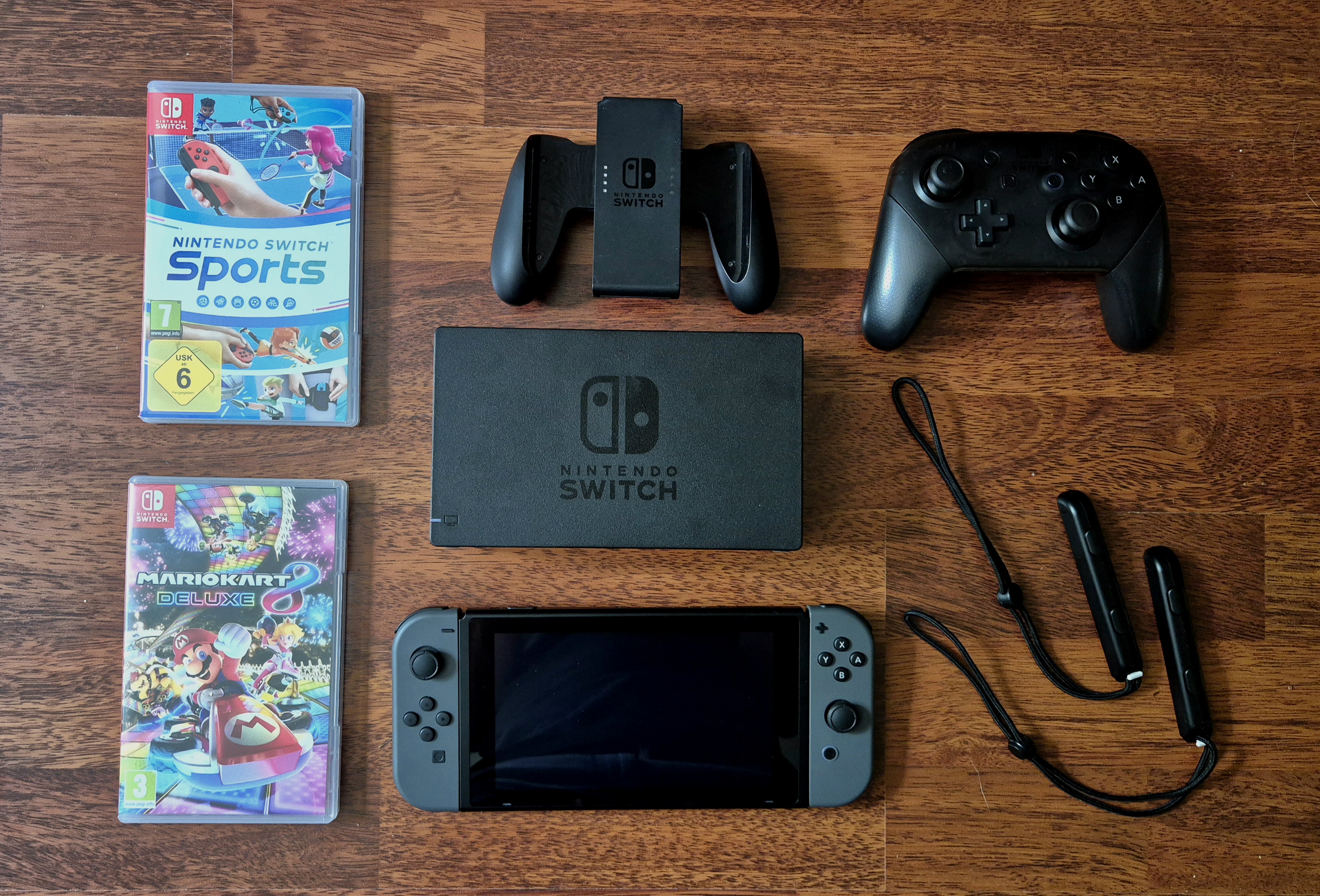 Nintendo switch med morsomme spill