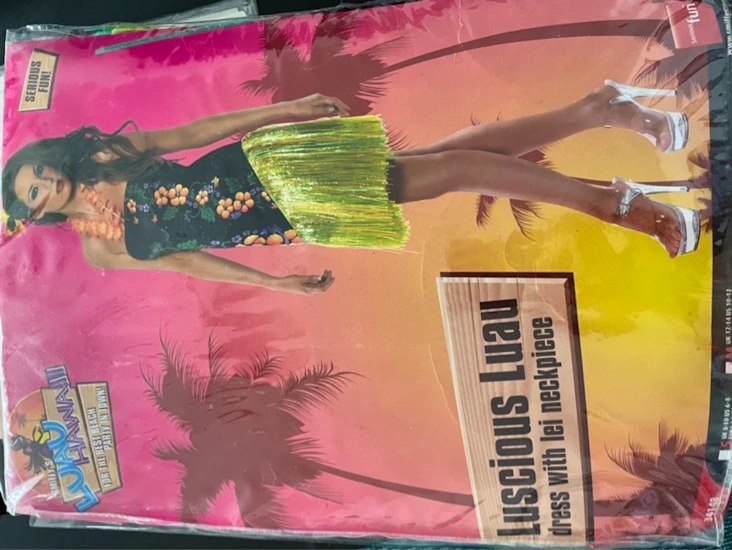 Luau hawaii klänning