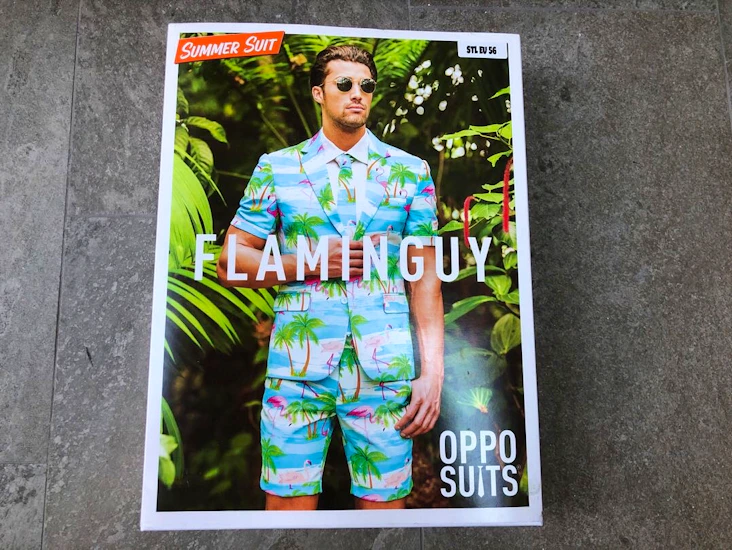 Flamingokostym - flaminguy från opposuits