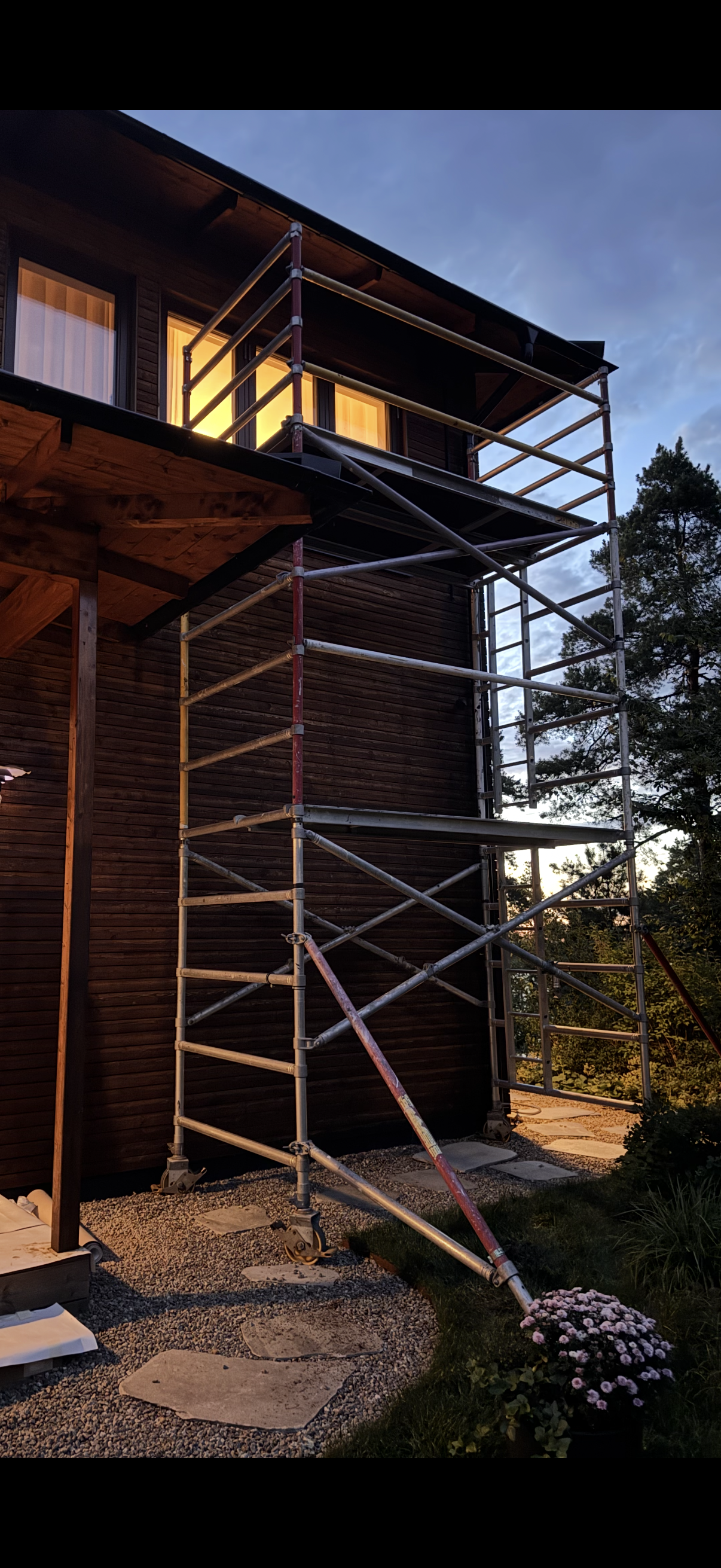 Byggställning zipup ca 6m arbetshöjd 