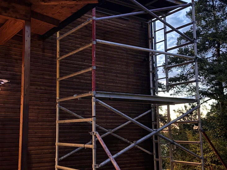 Byggställning zipup ca 6m arbetshöjd