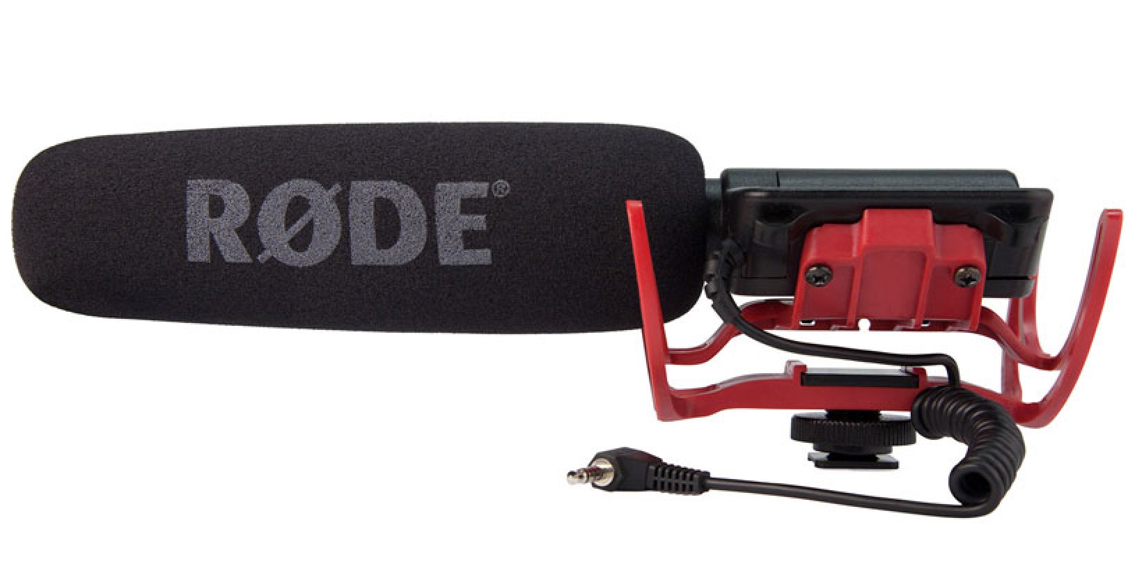 Rode videomic-r shotgun condenser microphone with rycote suspension