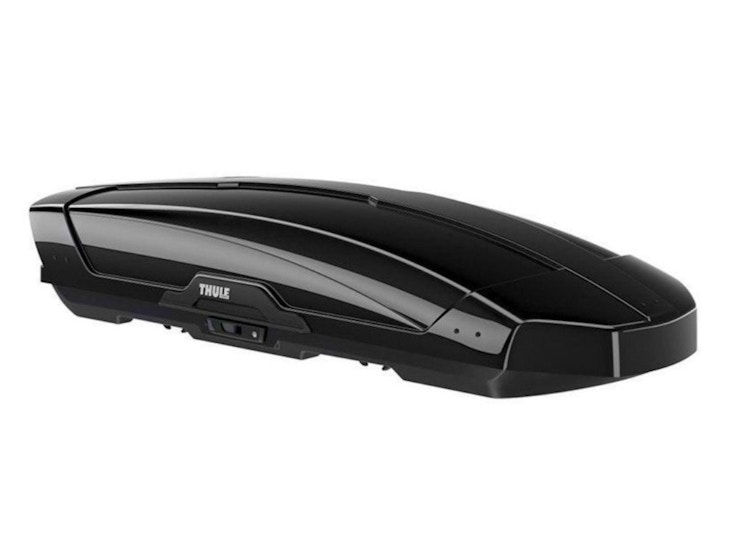 Thule tagboks, motion xt xl (evt. med tagbøjler og/eller tasker)