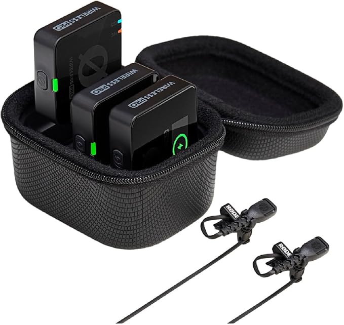 Rode wireless go pro with lav mics and hand grip