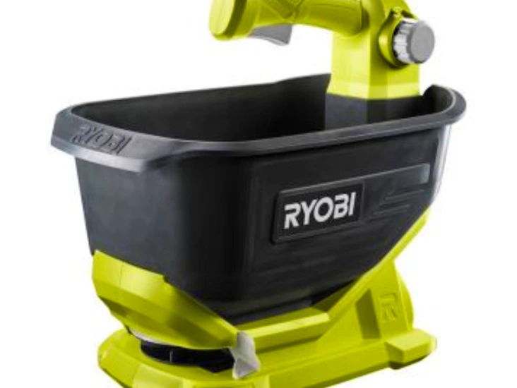 Ryobi batteridrevet frø/salt/gjødselspreder