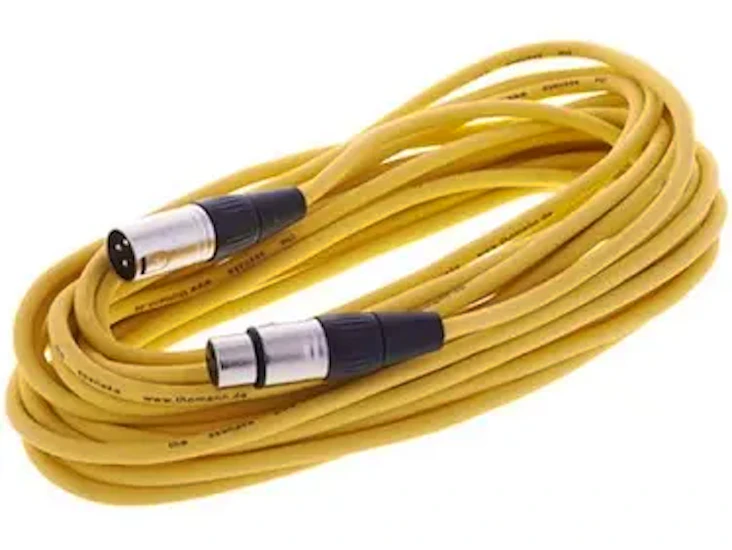 10m xlr yellow