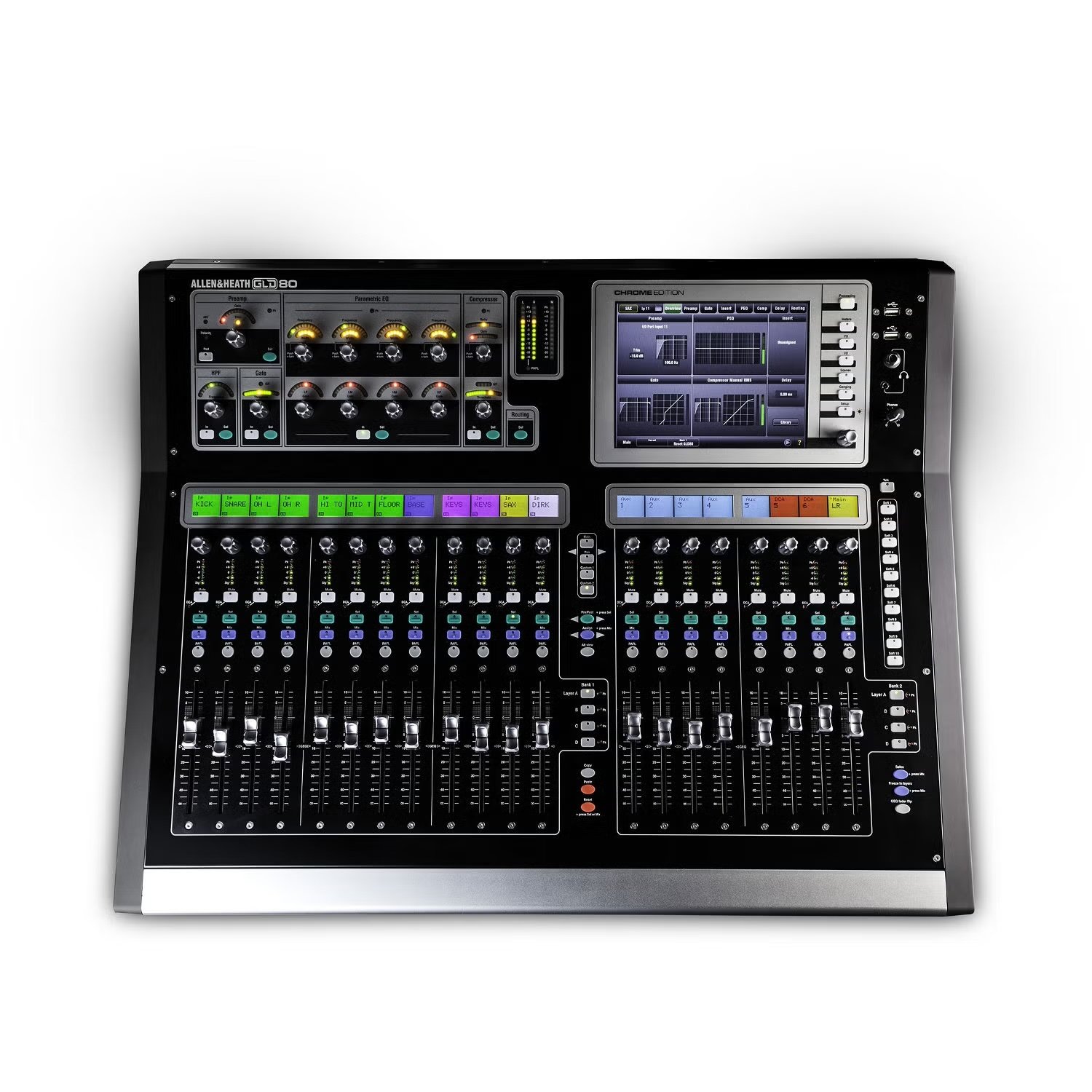 Allen & heath gld80 chrome digital mixer (dante)