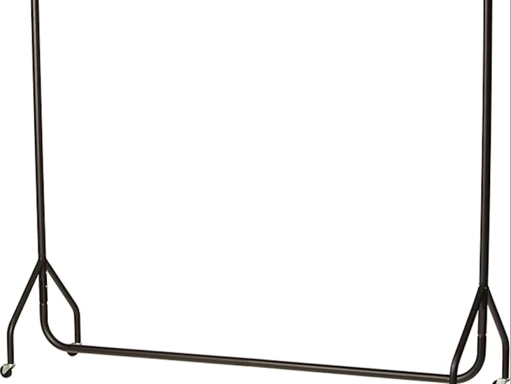 6x professional clothing rail with wheels