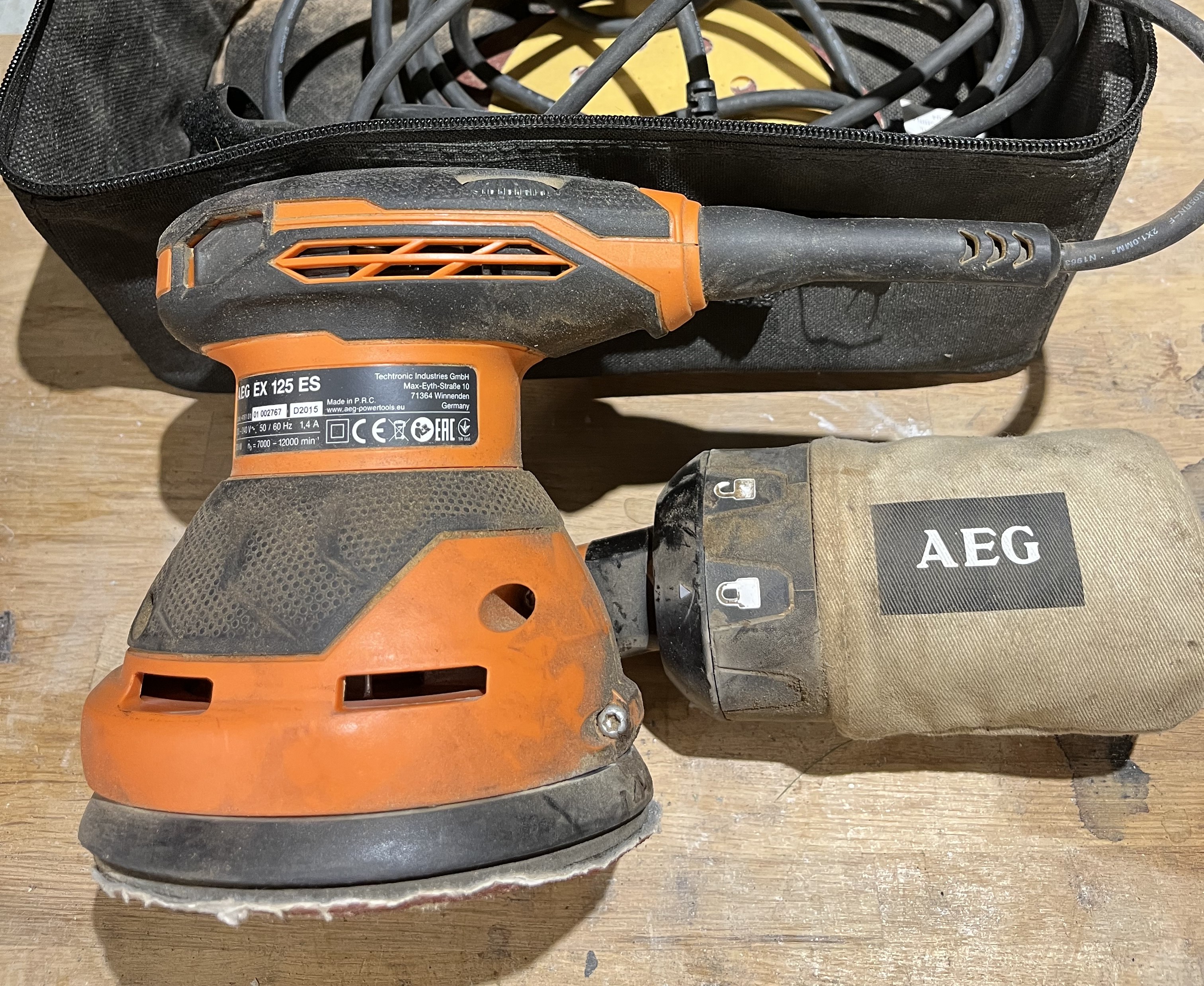 Excenterslip från aeg, eldriven