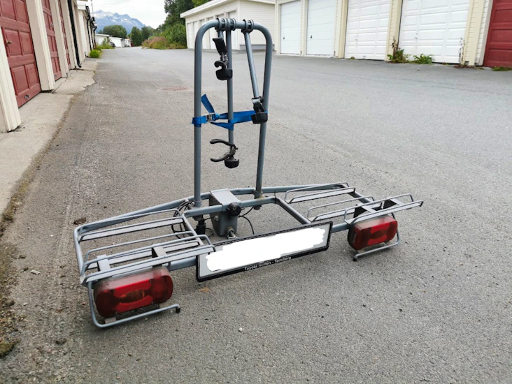 Kraftig sykkelstativ leies ut