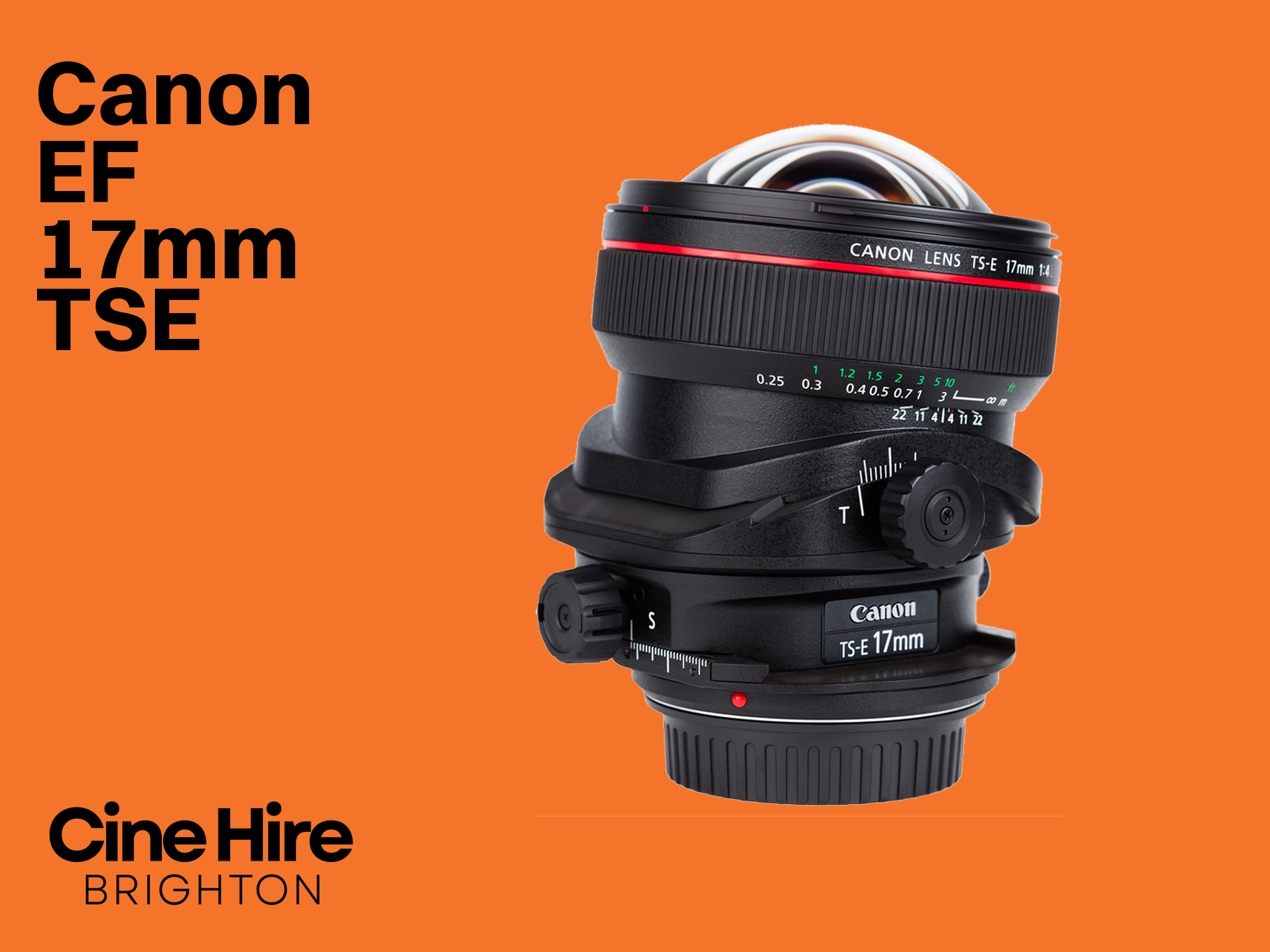 Canon ef 17mm tse lens
