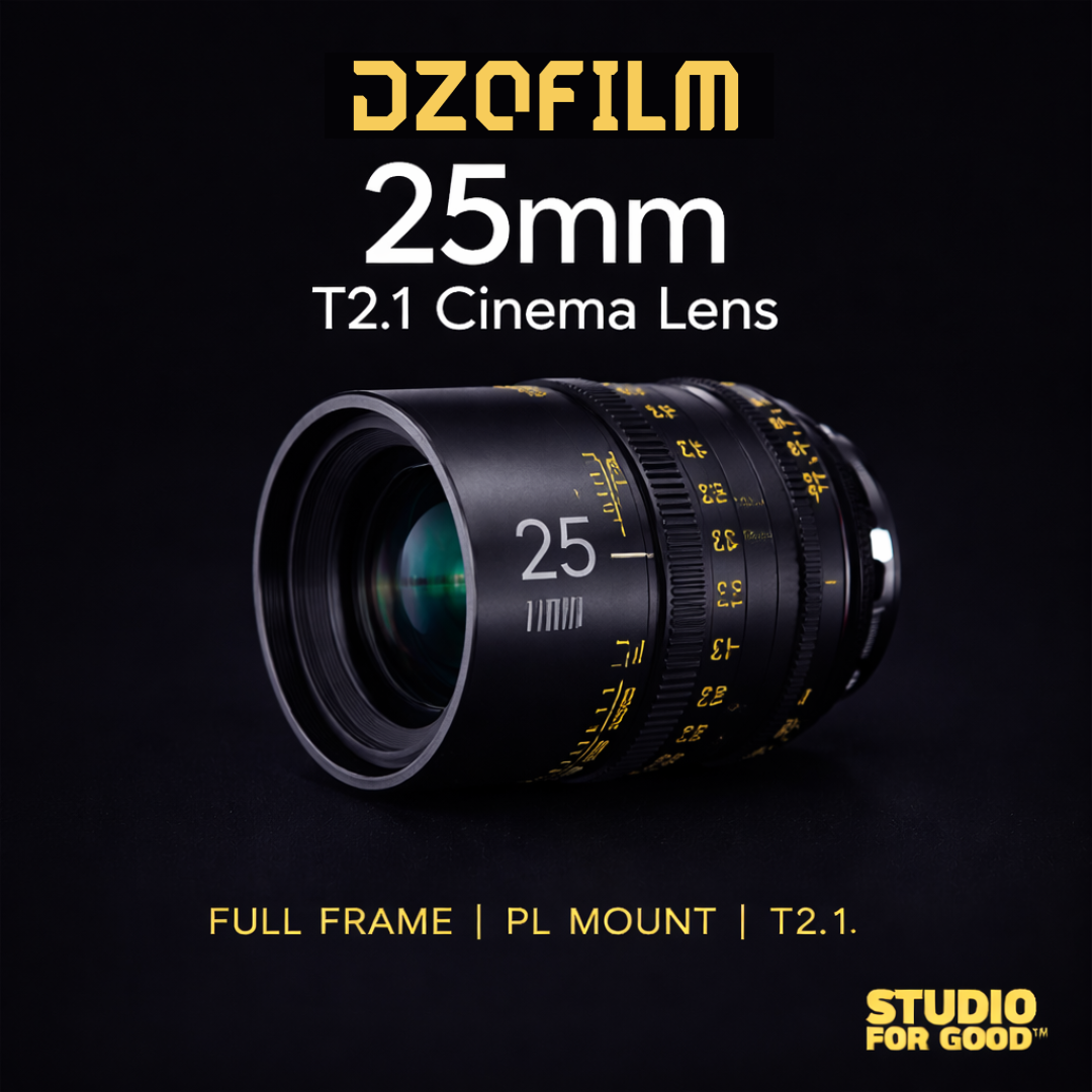 Dzo vespid prime lens pl mount (25mm) – t2.1 full frame cine