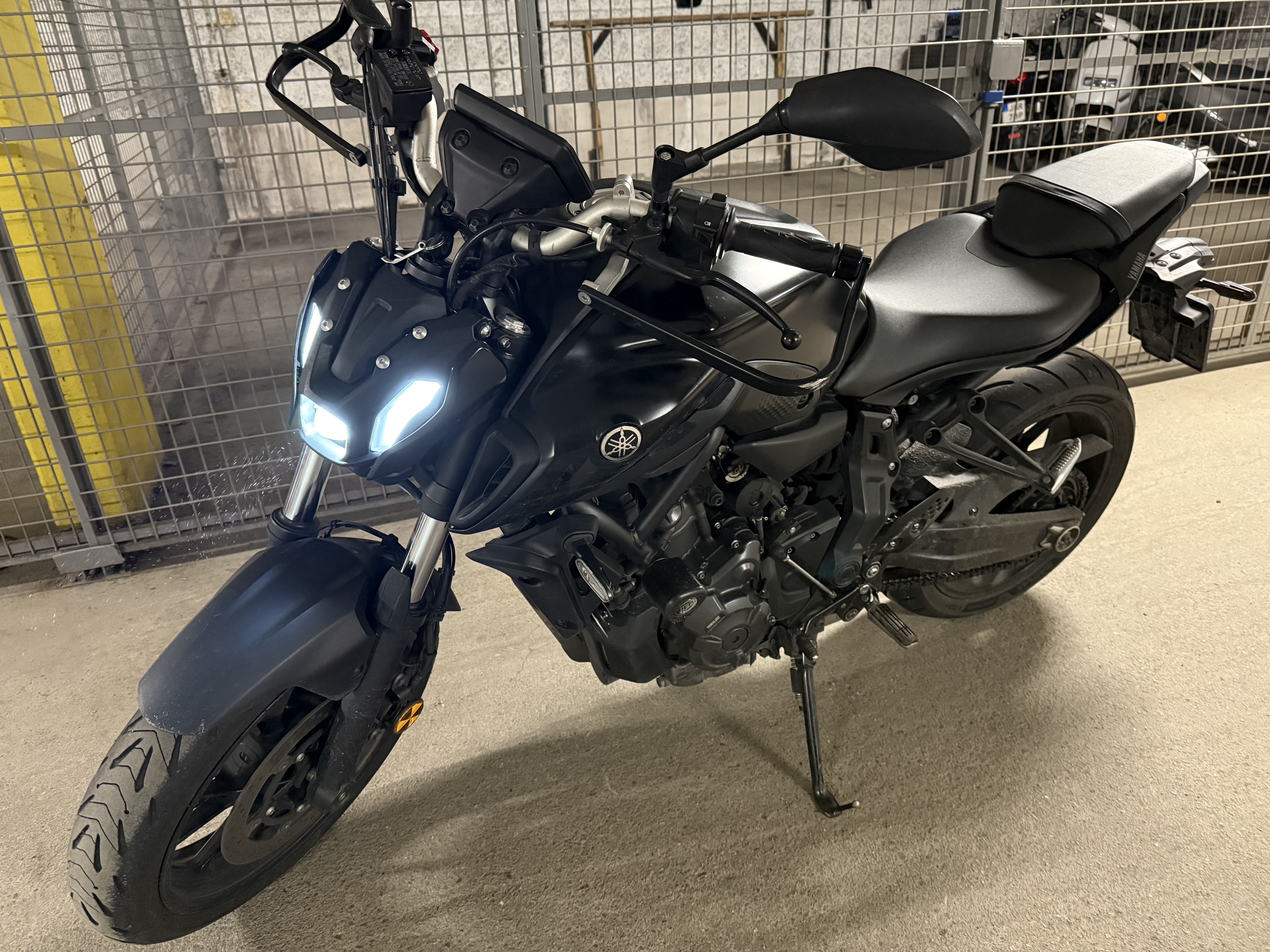 Yamaha mt 07 uthyres