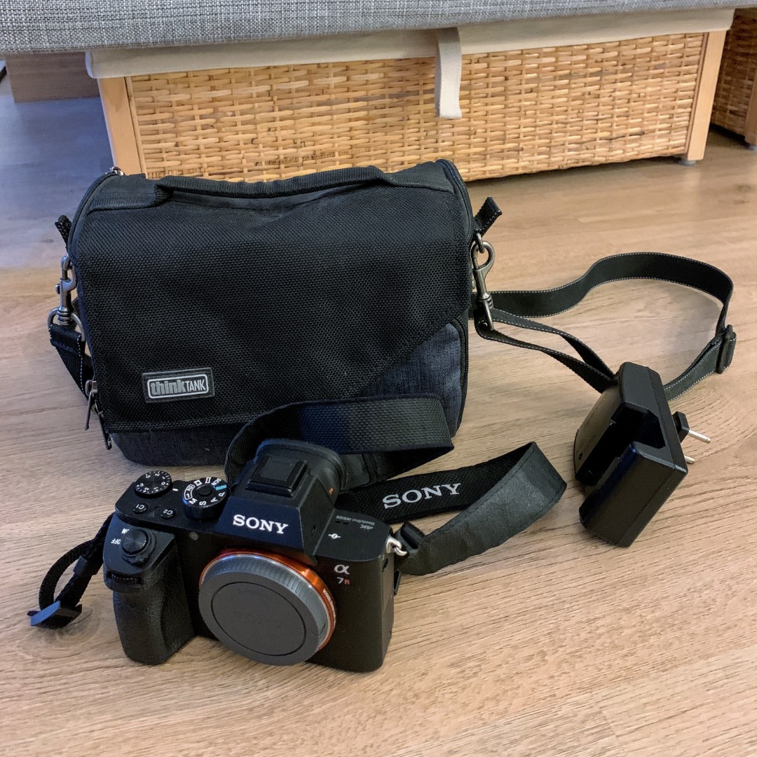 Sony a7r ii m/veske og batterier