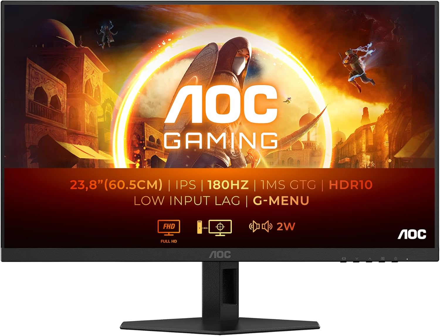 Aoc 24" gaming monitor 1080p 180hz 24g4xed