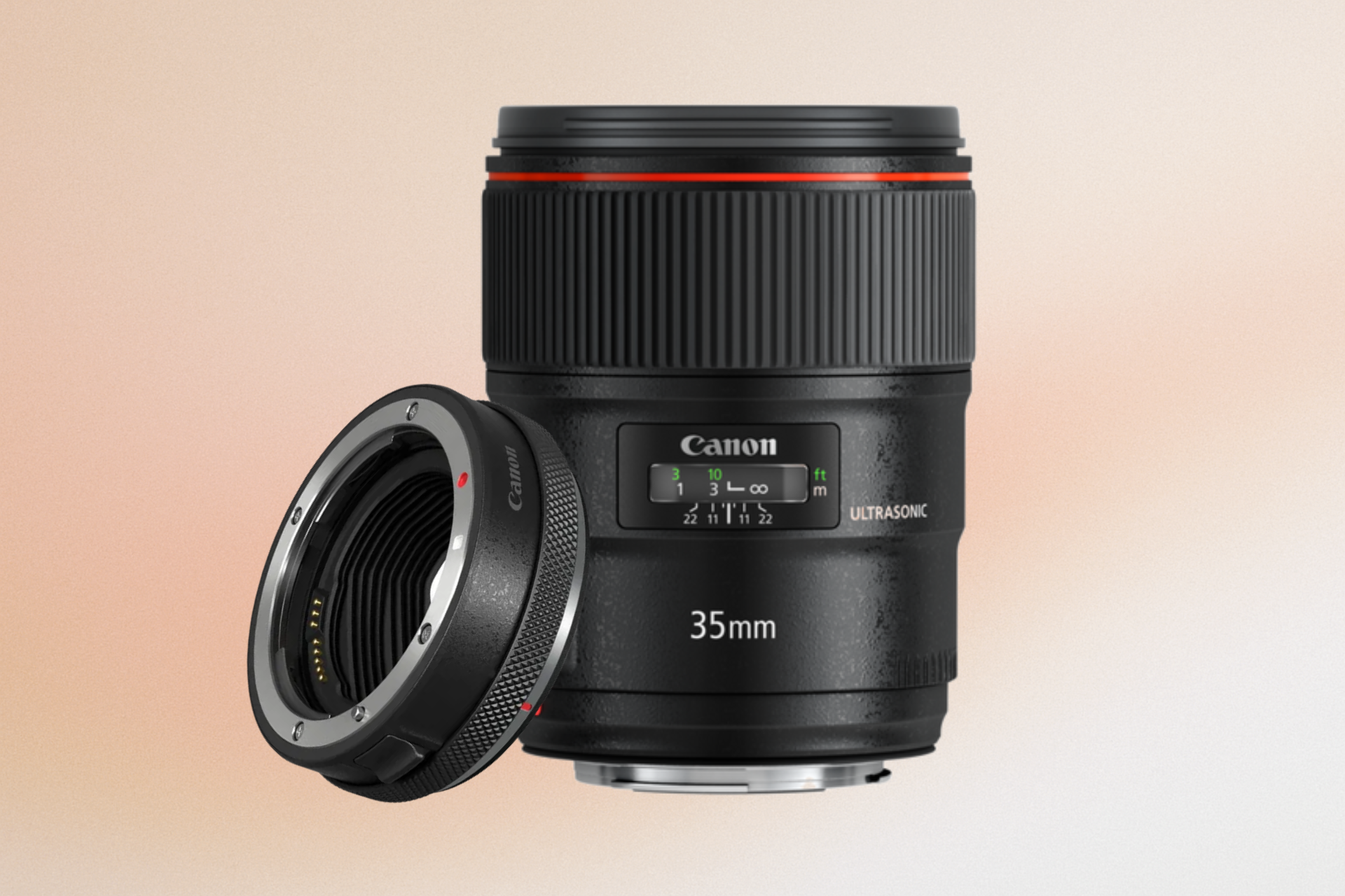 Canon ef 35mm f/1.4 l ii usm lens (+ free rf mirrorless adapter option)