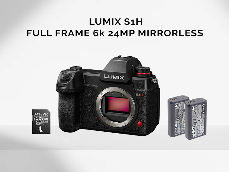 Lumix s1h full frame l-mount 6k open gate camera