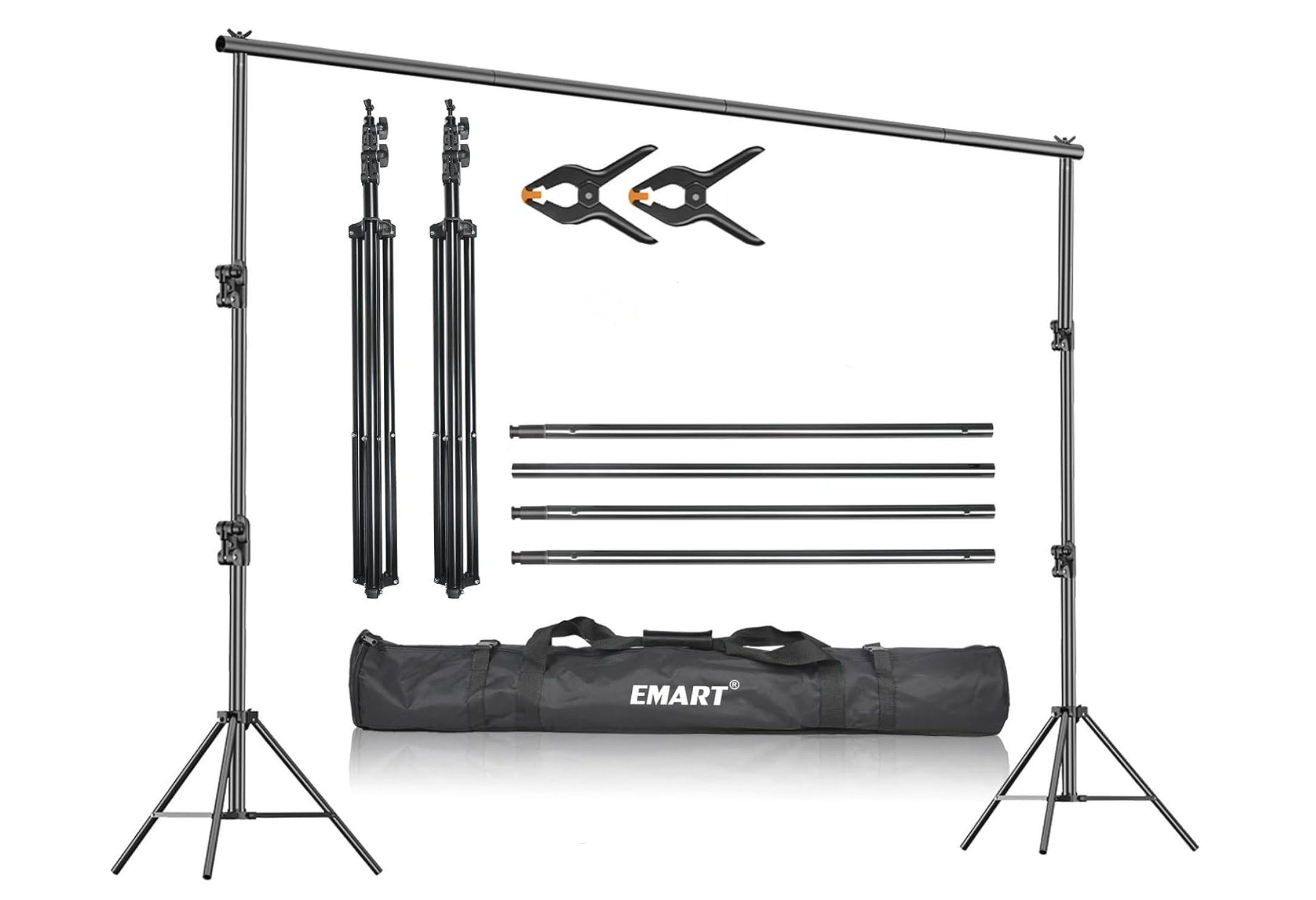 Backdrop stand 2.8x3m (9x10ft) heavy duty photo background stand kit 